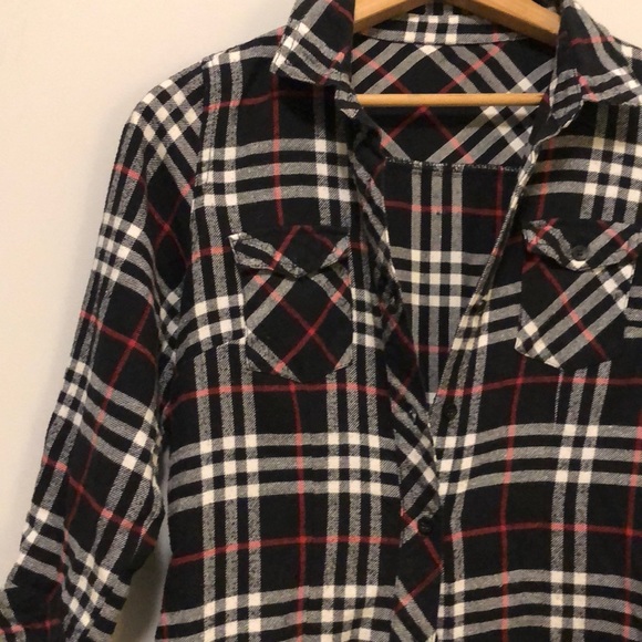 Plaid Long Shirt - Picture 2 of 3